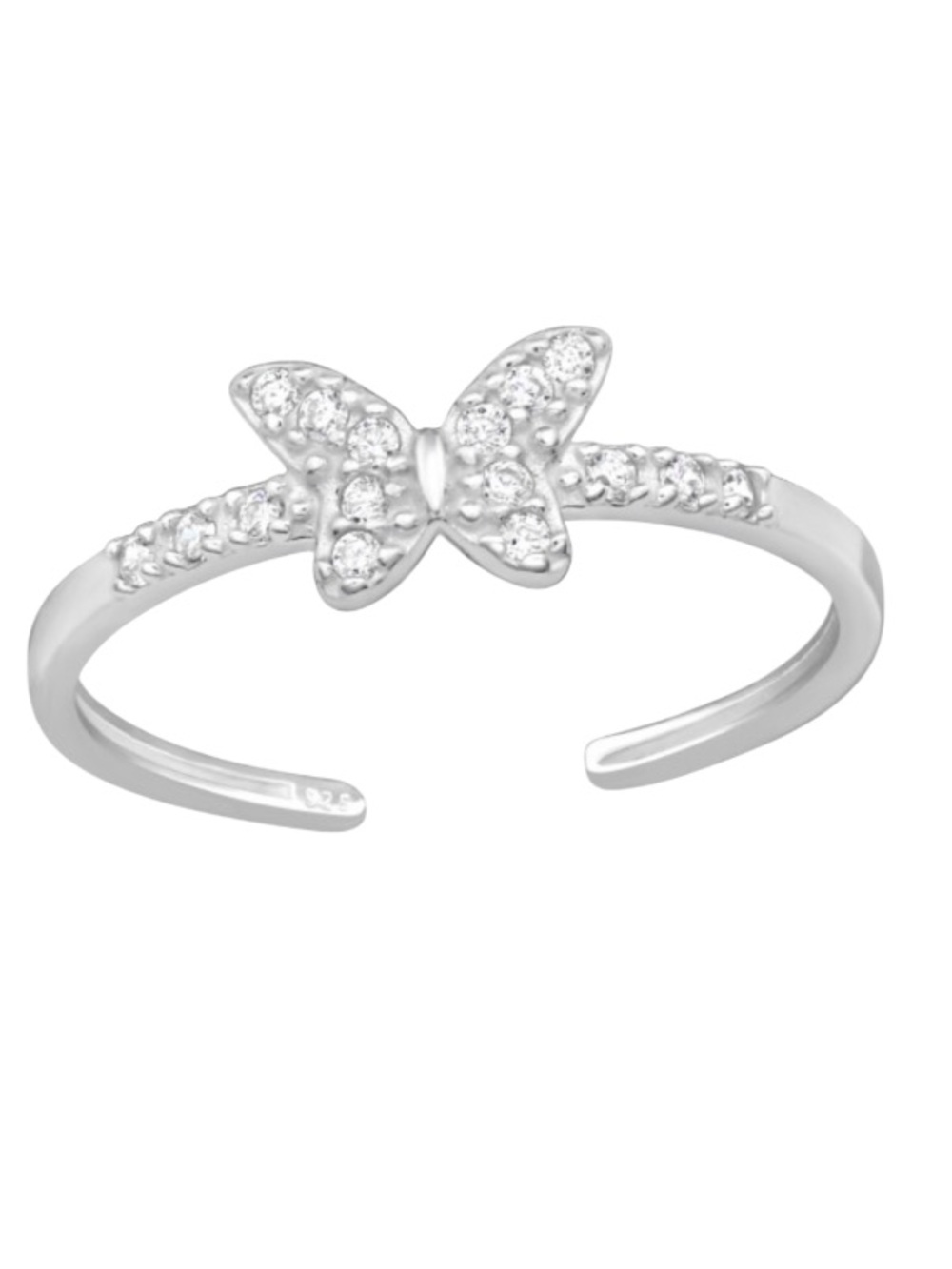 Sterling Silver Adjustable Toe Ring